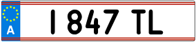 Truck License Plate